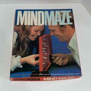 Mind Maze A Parker Brothers Vintage Game Not Complete
